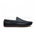 Plain Moccasin Loafer Jet Black