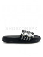 NK Slide Full Black Logo Print