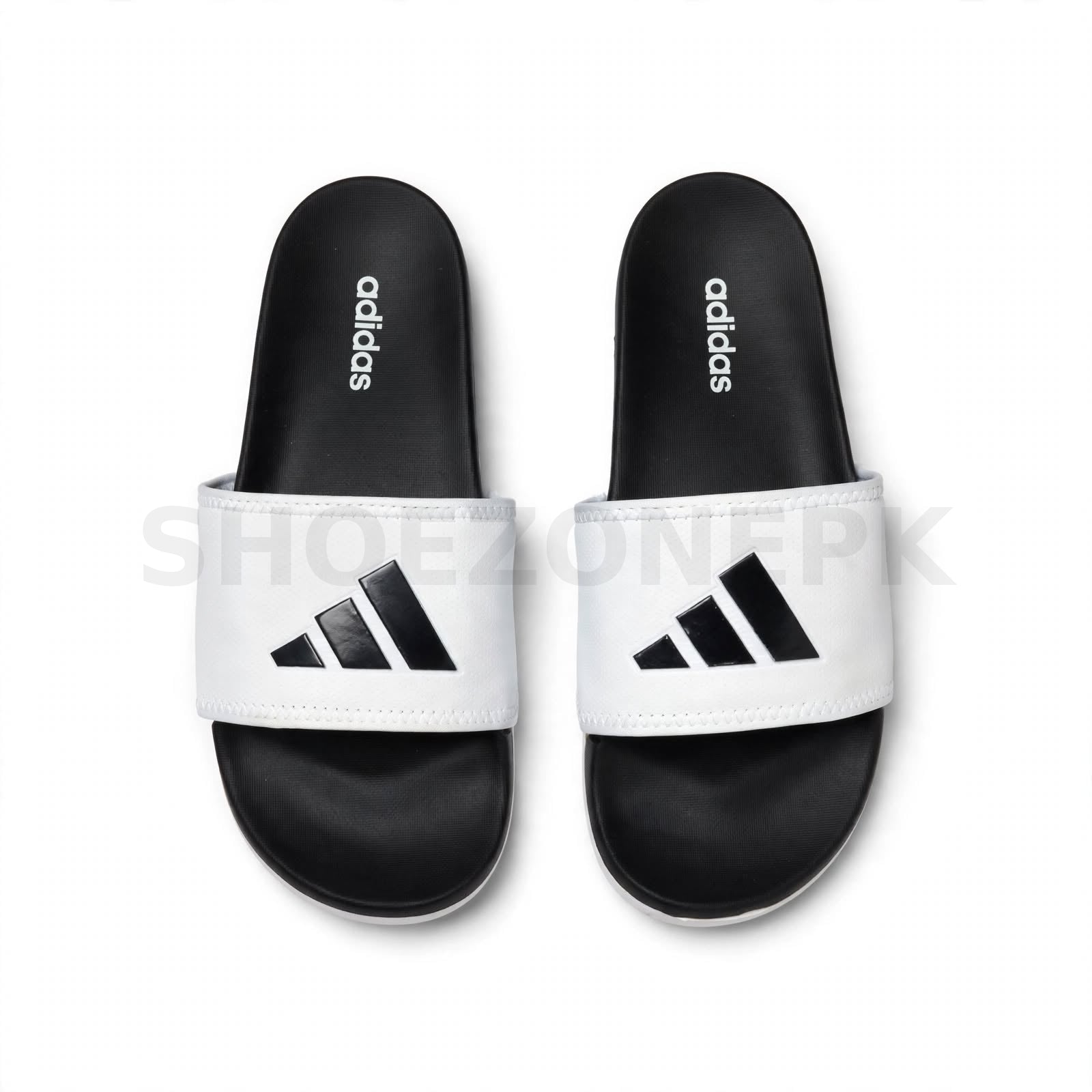 AD Slide White Black Big Logo