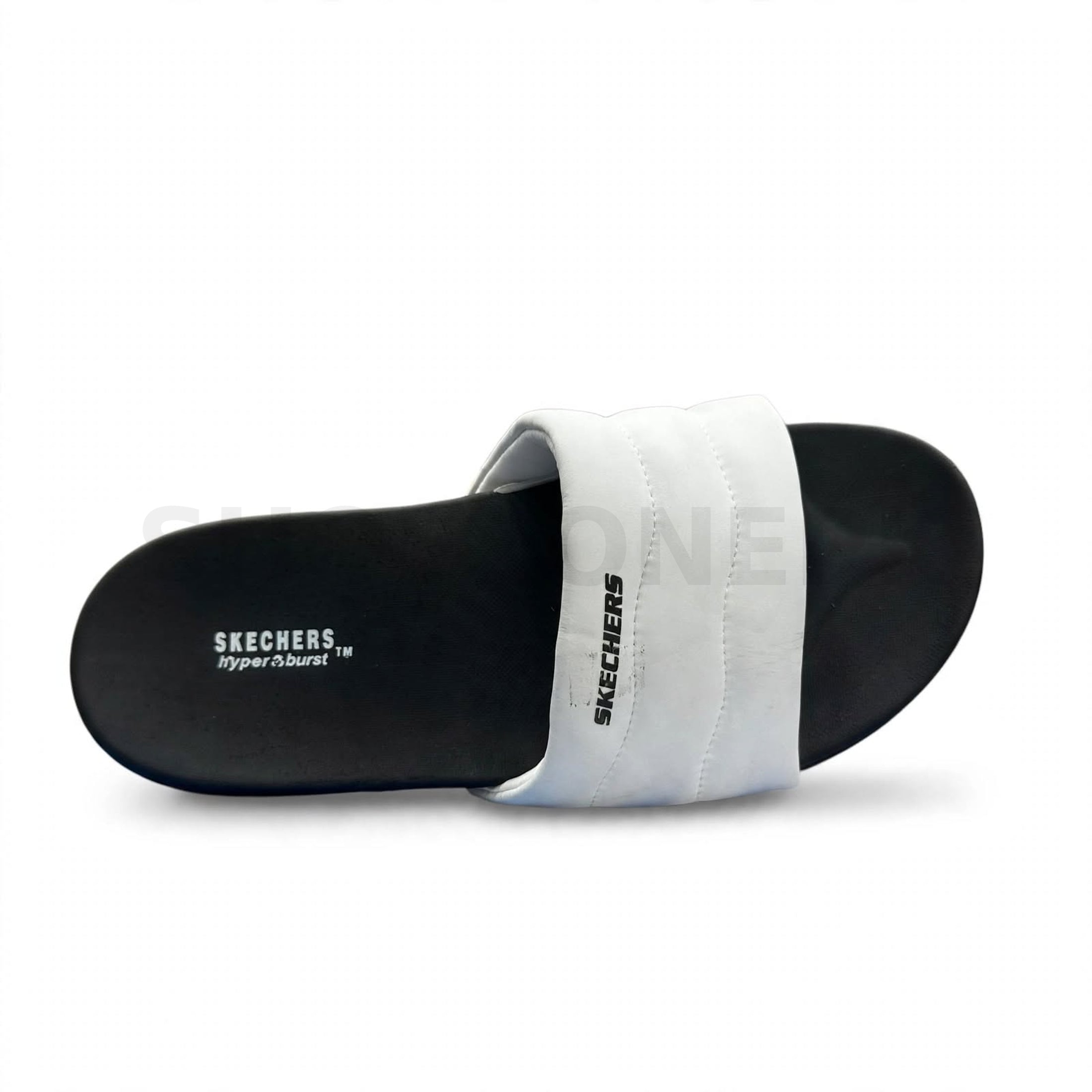 SK Slide White Black Hyper Burst