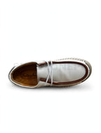 Salkin Loafer White Brown