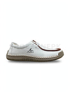 Salkin Loafer White Brown