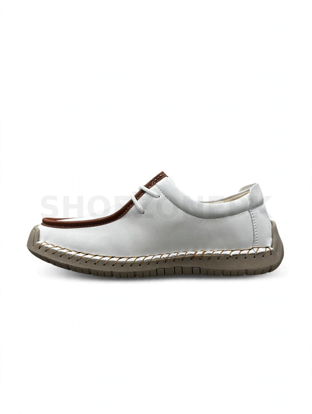 Salkin Loafer White Brown