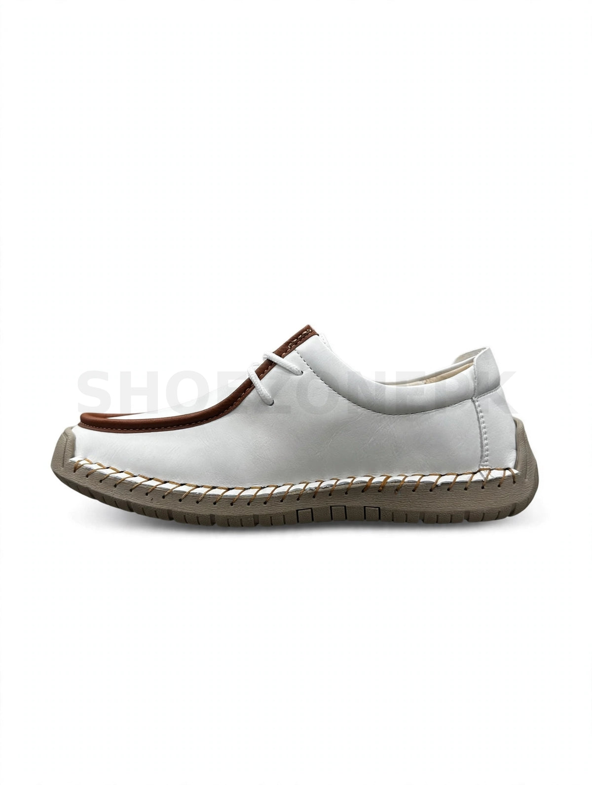 Salkin Loafer White Brown