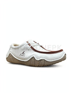 Salkin Wave Loafer White Brown