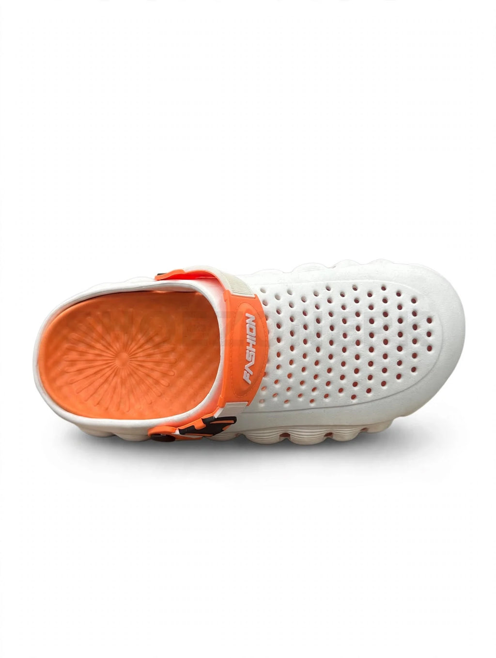 Crocs Cream Orange Medicated Sole
