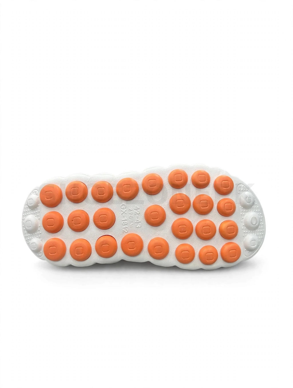 Crocs Cream Orange Medicated Sole