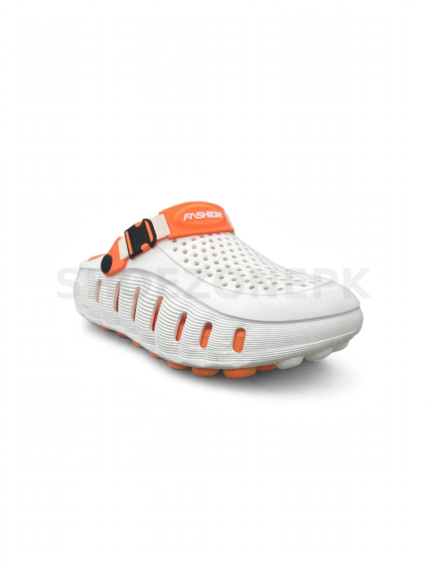 Crocs Cream Orange Medicated Sole