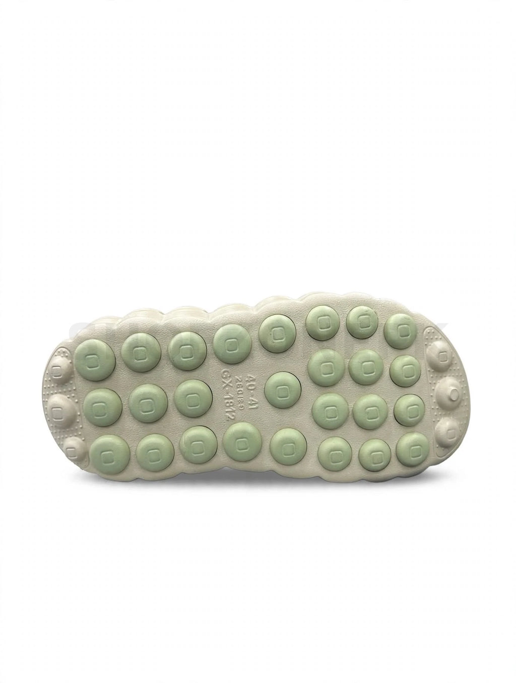 Crocs Cream Green Medicated Sole