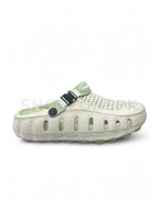 Crocs Cream Green Medicated Sole