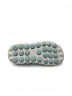Crocs Off-White with Sage Teal Medicated Sole