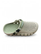 Crocs Cream Green Medicated Sole