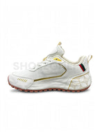 Fashion Sneaker White Gold Medallion