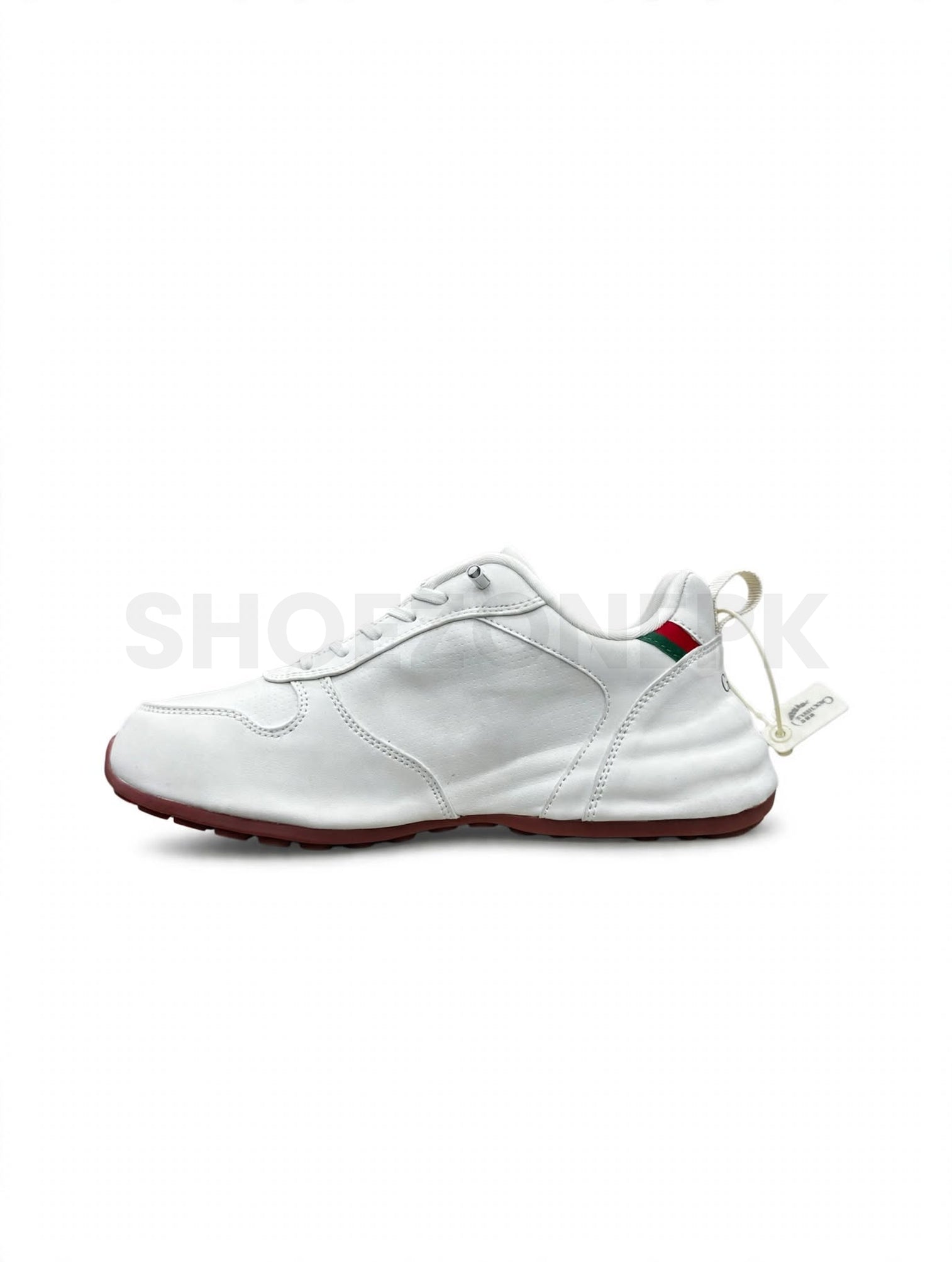 Crocodile Leather Sneaker White UNISEX