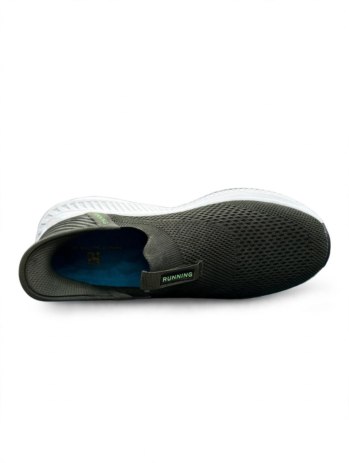 SK Running Slip-On Medicated Olive Green White