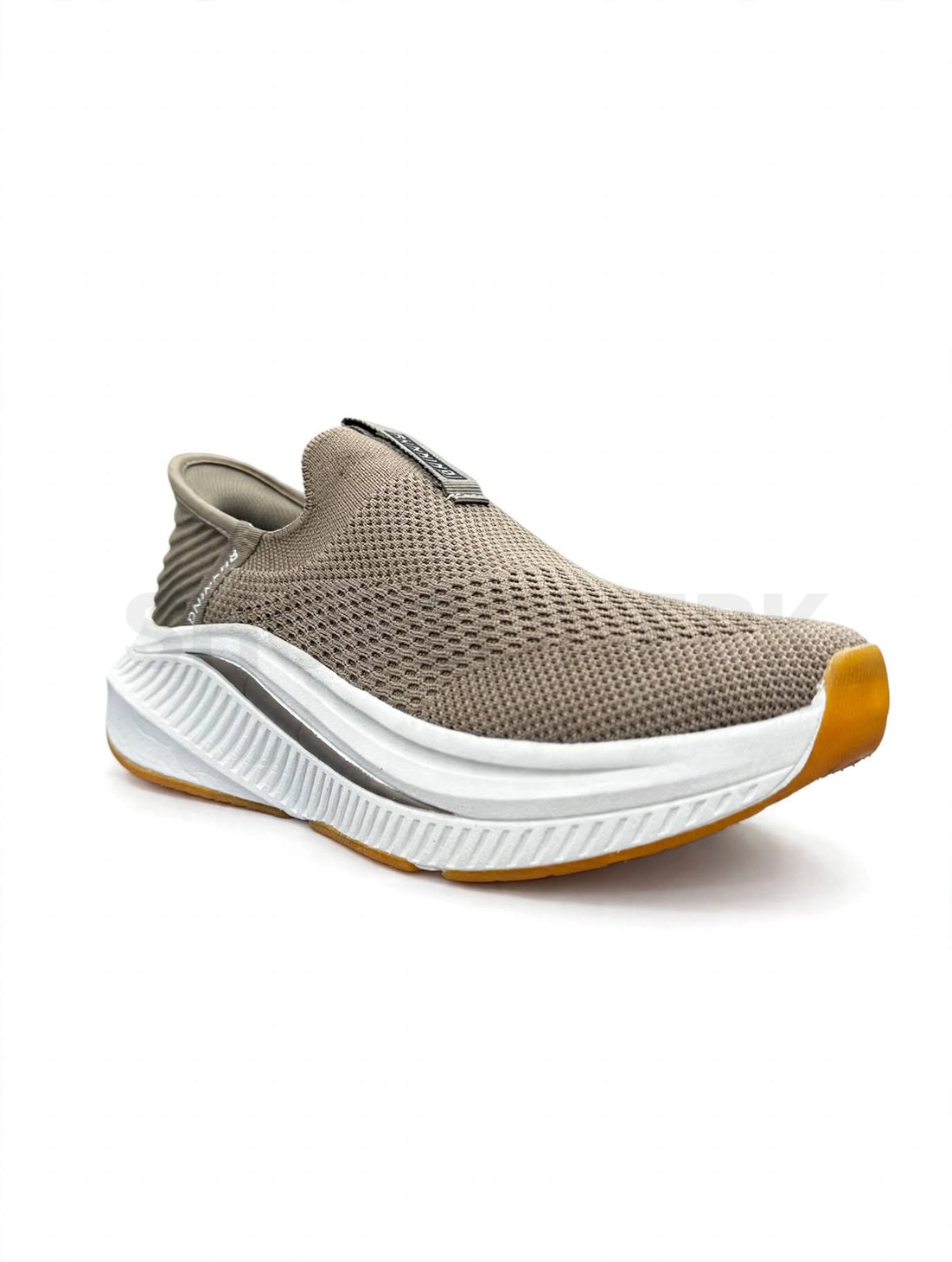 SK Running Slip-On Medicated Beige Khaki White