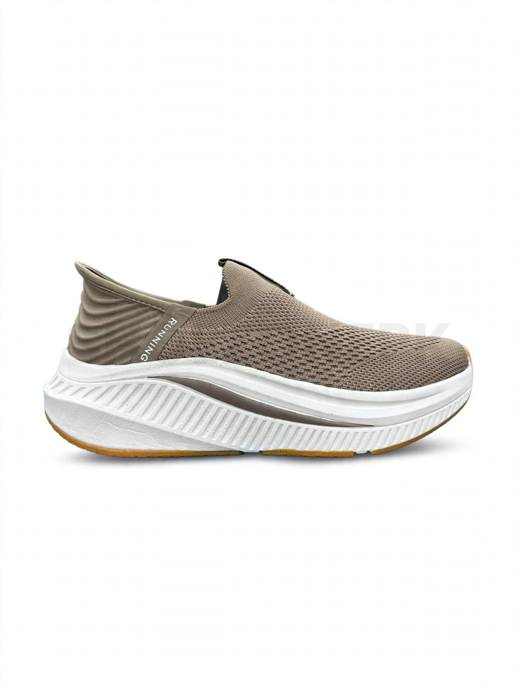 SK Running Slip-On Medicated Beige Khaki White