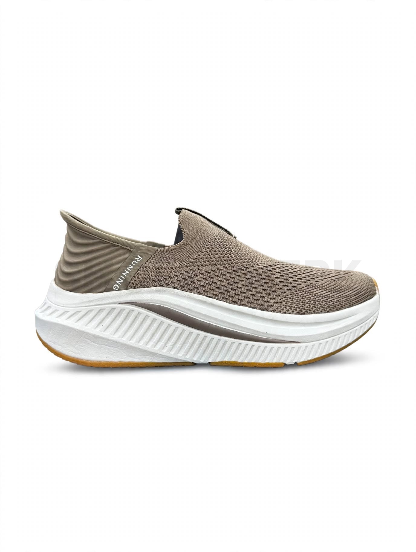 SK Running Slip-On Medicated Beige Khaki White
