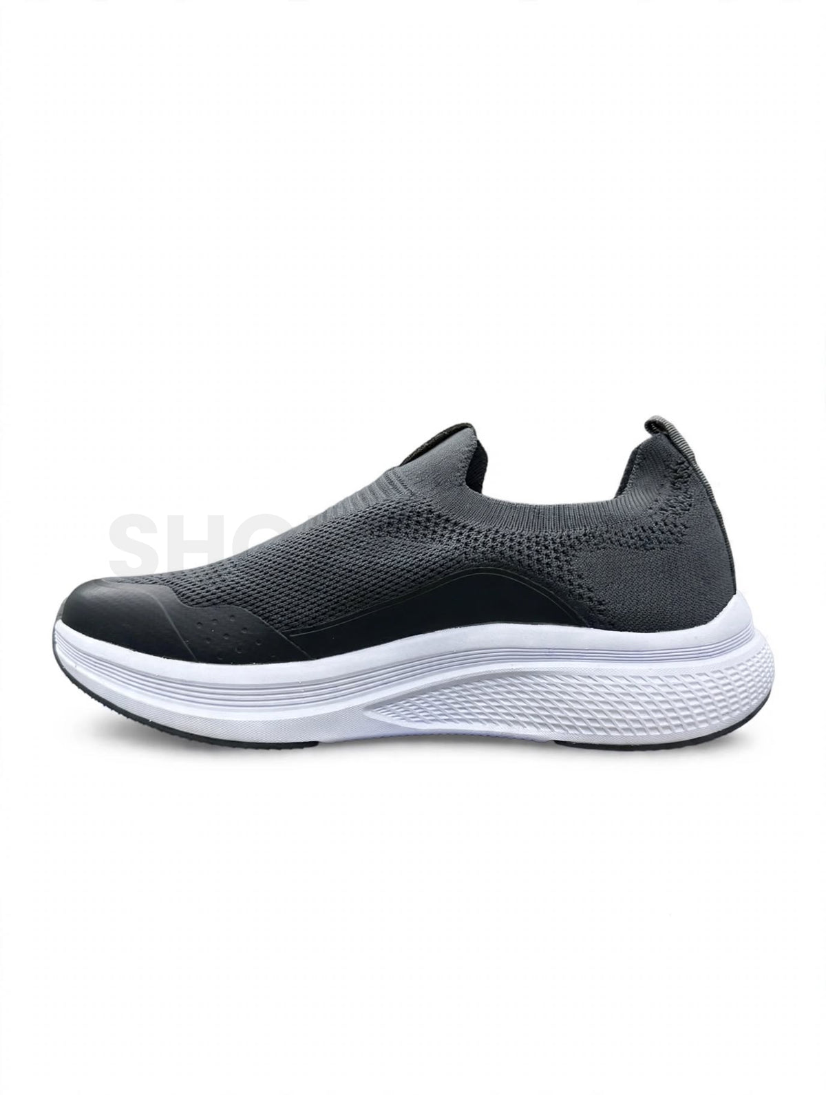 SK Running Slip-On Dark Grey with White midsole