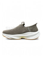 SK Slip-Ins Hyper Burst Khaki Grey with White midsole and Gum sole