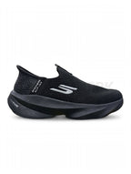 SK Slip-Ins Hyper Burst All Black with Grey S logo with Black midsole and Gum sole