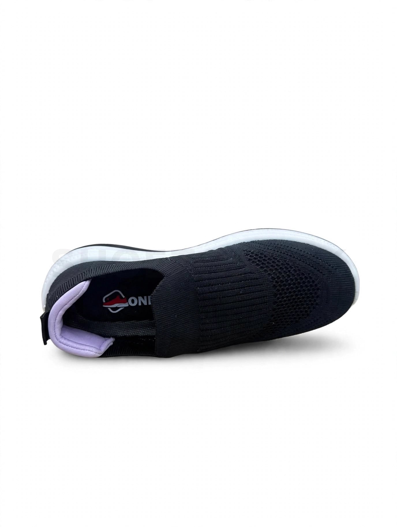 SK High-ankle sock slip-on Black White