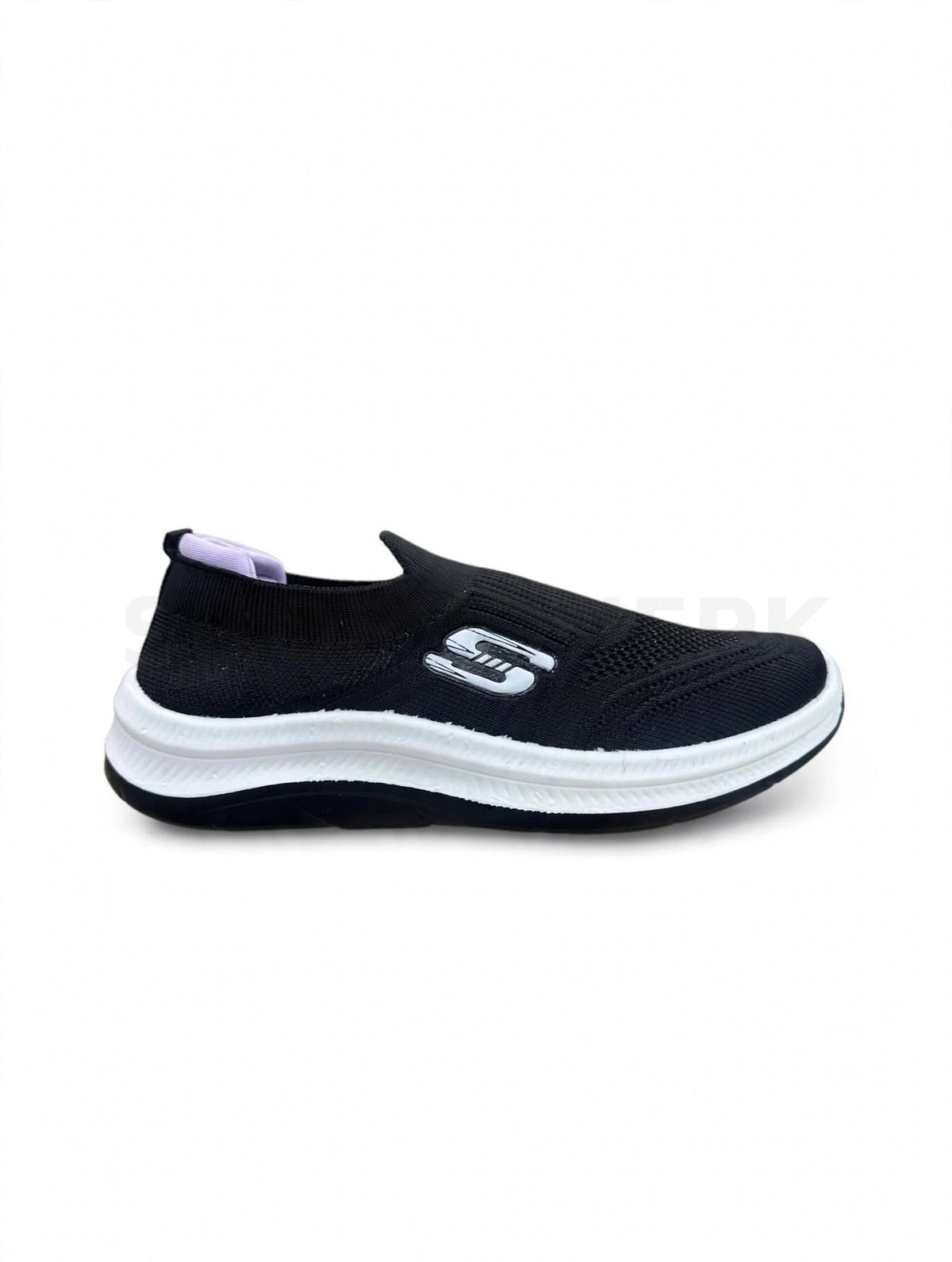 SK High-ankle sock slip-on Black White