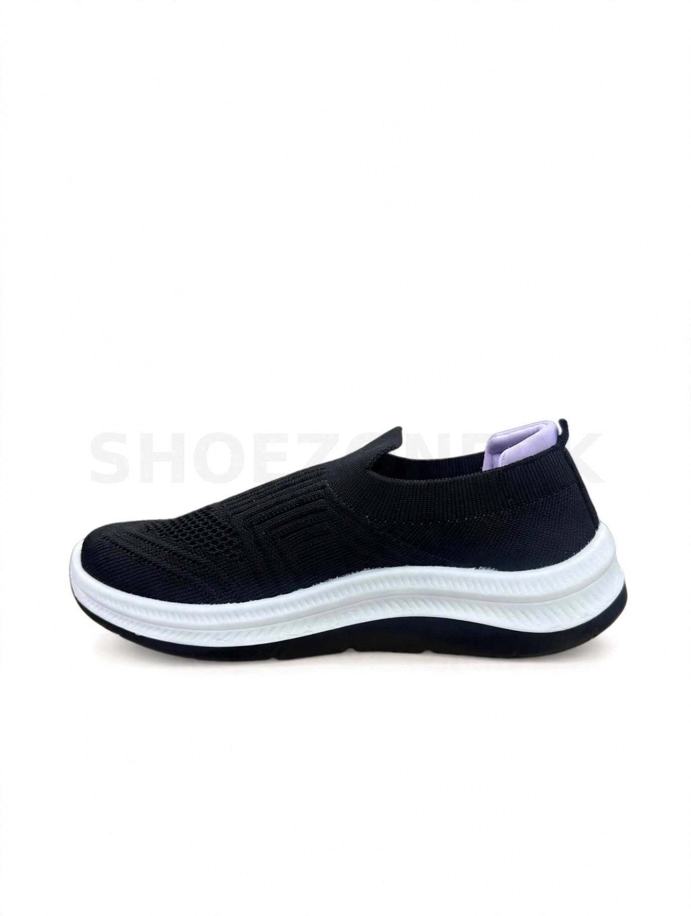 SK High-ankle sock slip-on Black White
