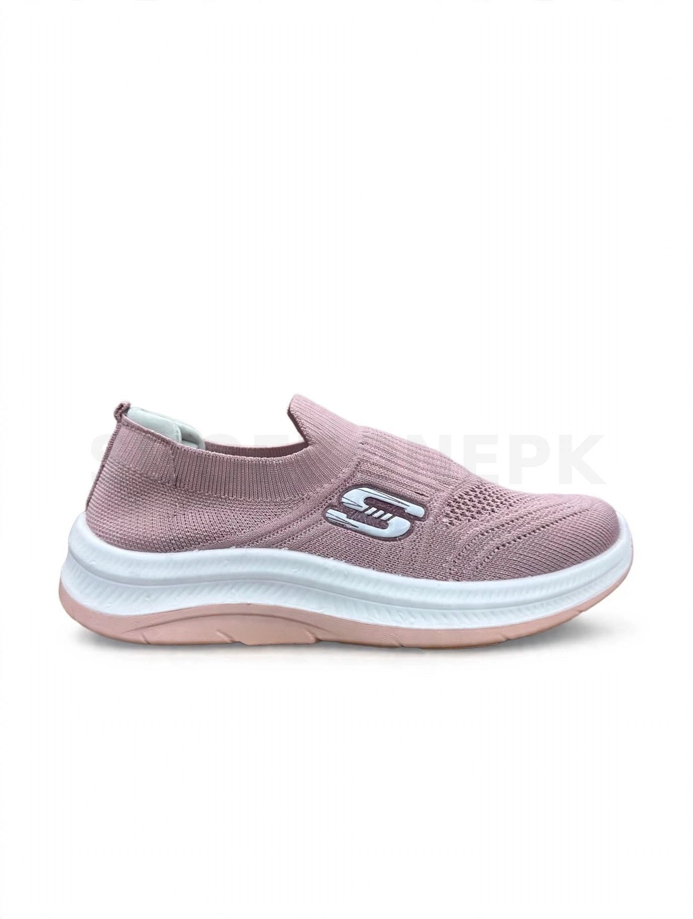 SK High-ankle sock slip-on Light Pink White