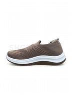 SK High-ankle sock slip-on Taupe Brown White