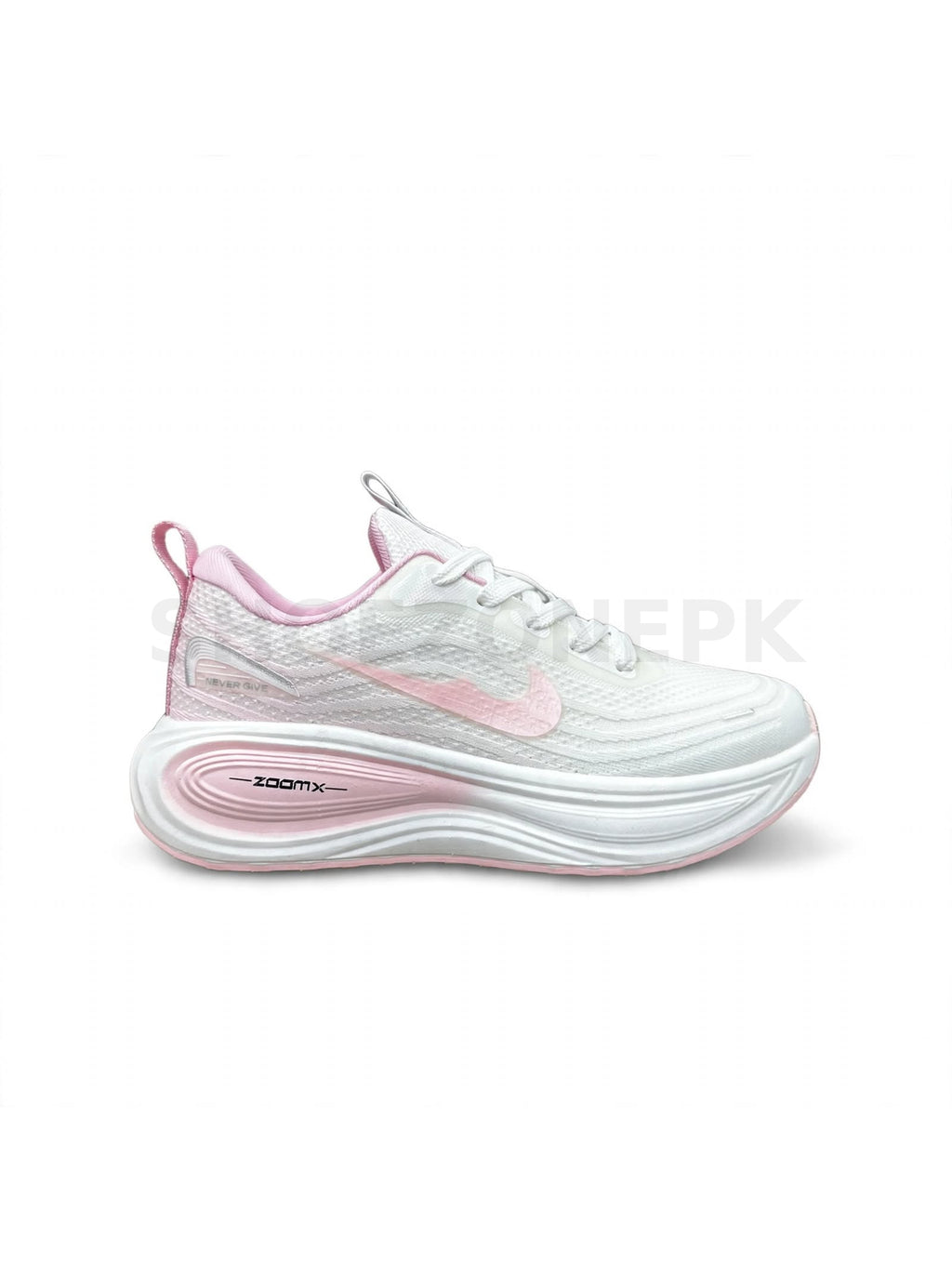 NK ZoomX White Pink