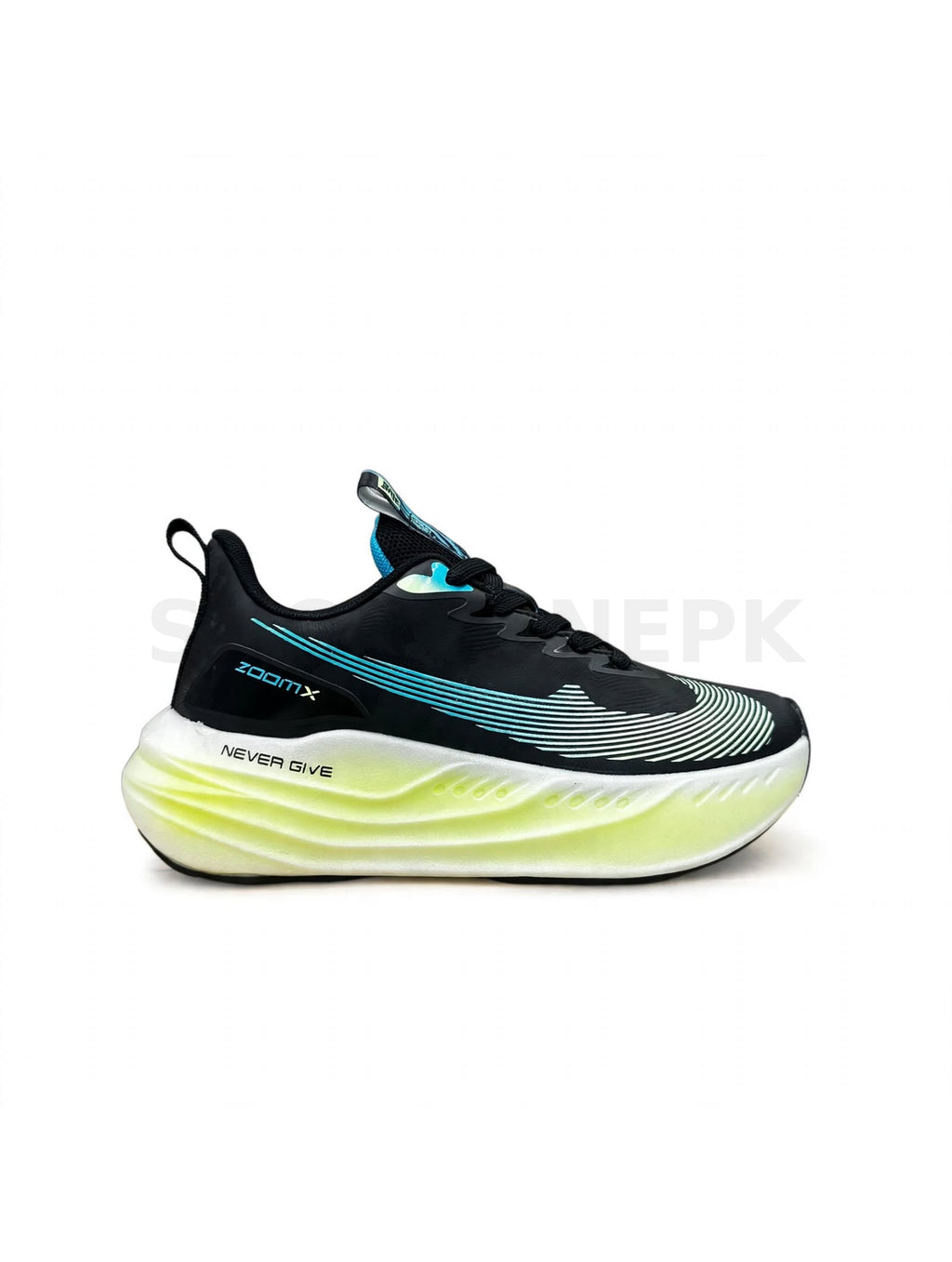 NK ZoomX Aurora Black Blue Lime