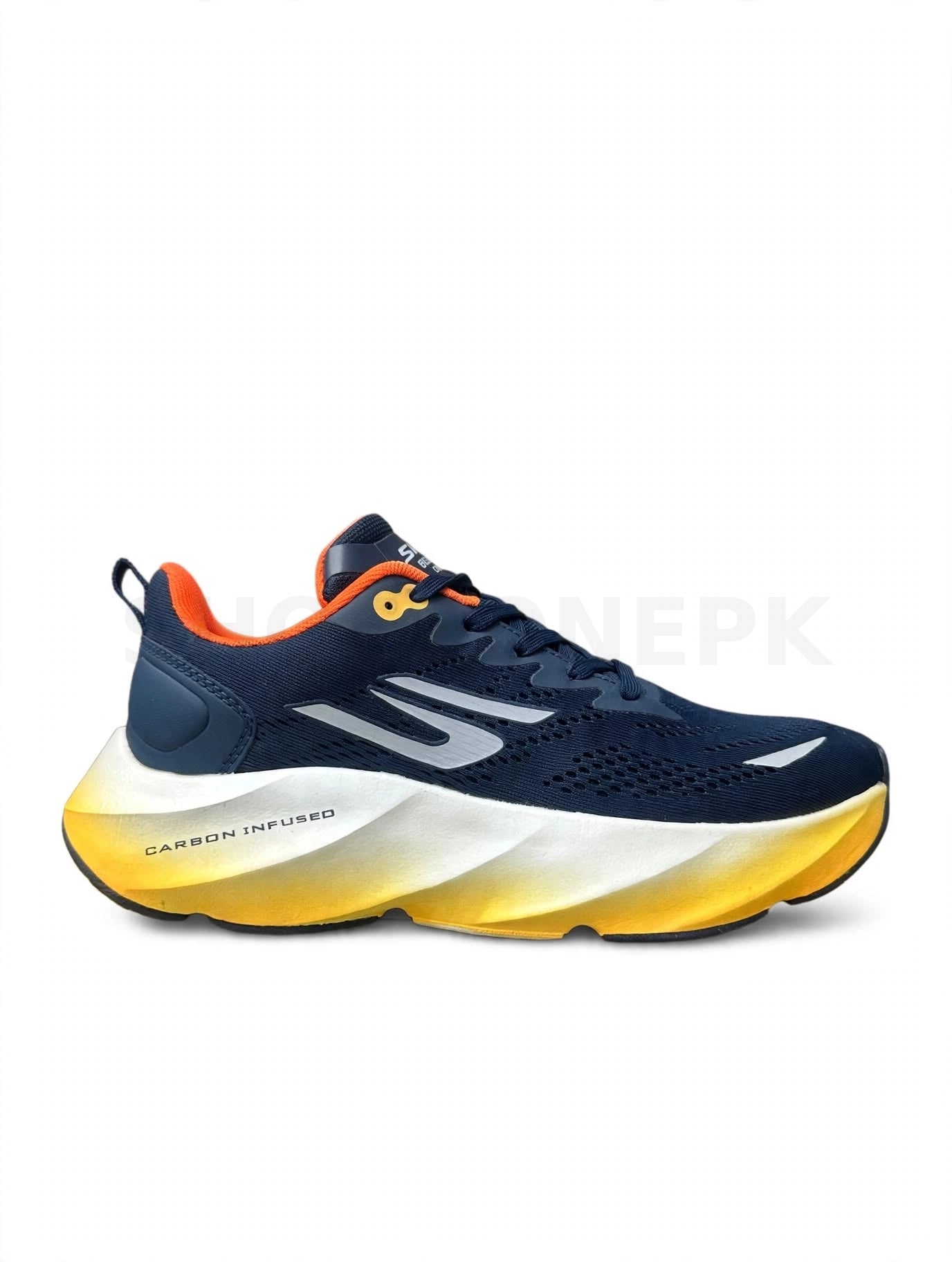 SK GO RUN Carbon Infused - Navy Orange Yellow