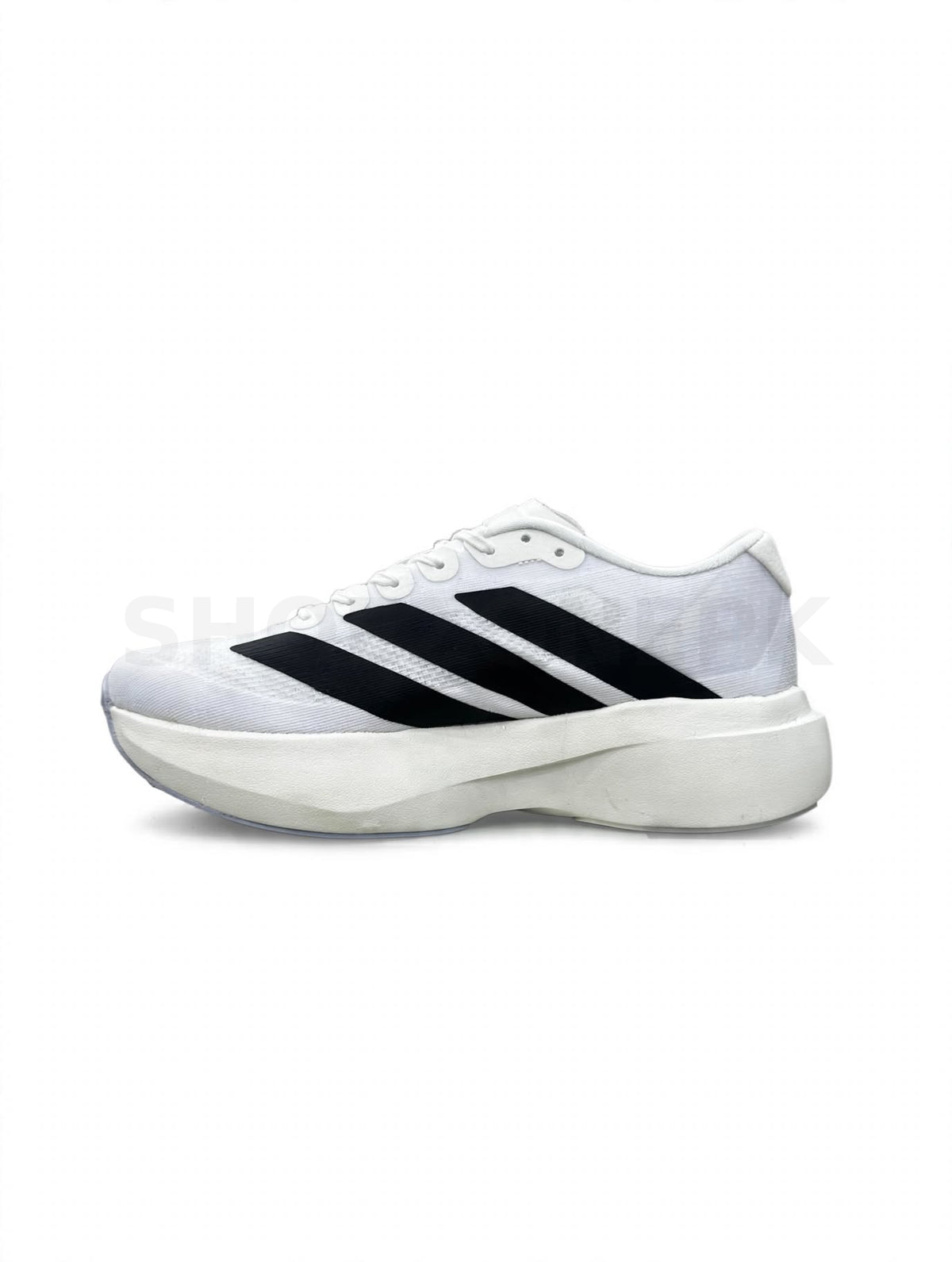 Adizero Adios Pro 3 Core White with Core Black 3-Stripes