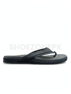Leather Finish Flip Flop Full Black