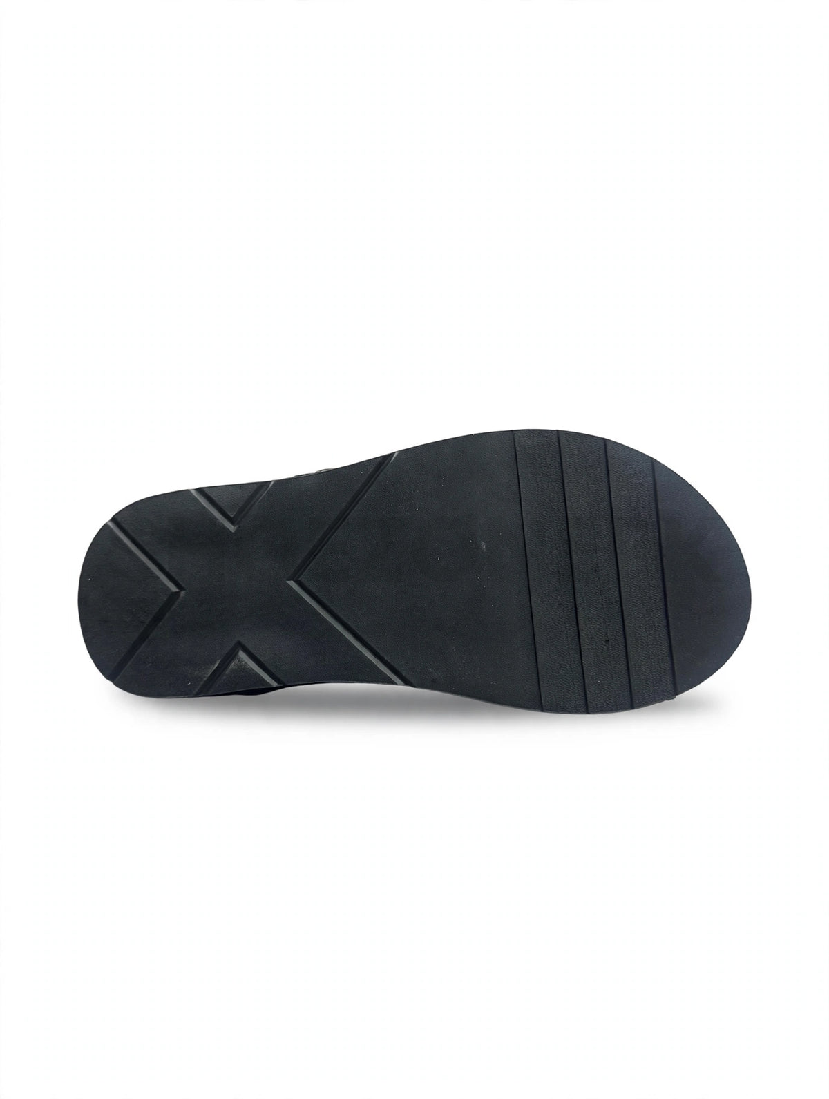 Leather Finish Flip Flop Full Black