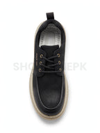 Casual Loafer Lace-Up - Platform Sole