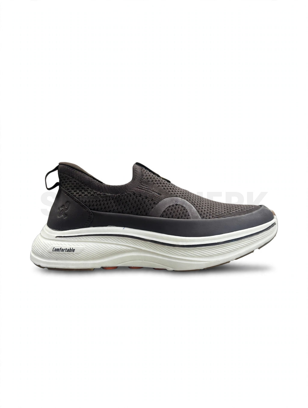 Cloud Slip-On Sock Runner Coffee Brown White
