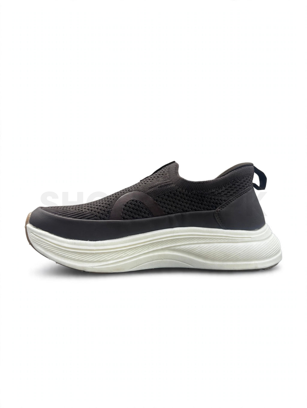 Cloud Slip-On Sock Runner Coffee Brown White