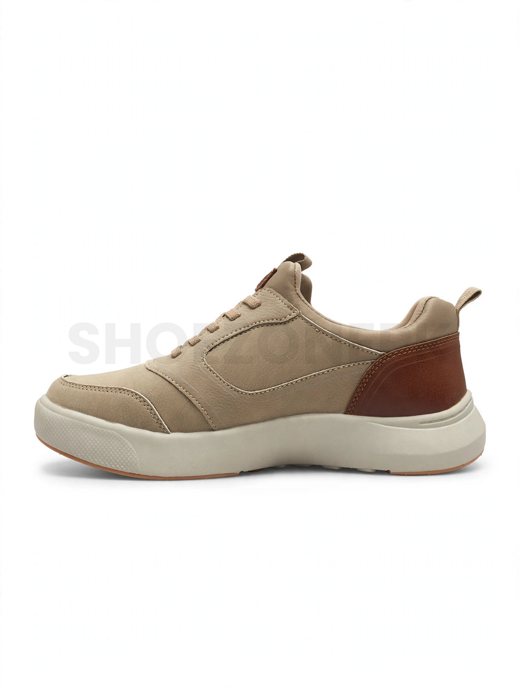 1ST LOOKS Lifestyle Street Sneaker Beige Brown