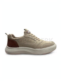 1ST LOOKS Lifestyle Street Sneaker Beige Brown