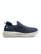 HF Sock Knit Slip-On Runner - Slate Grey White