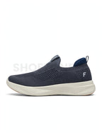 HF Sock Knit Slip-On Runner - Slate Grey White
