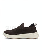 HF Sock Knit Slip-On Runner - Dark Brown