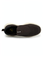 HF Sock Knit Slip-On Runner - Dark Brown