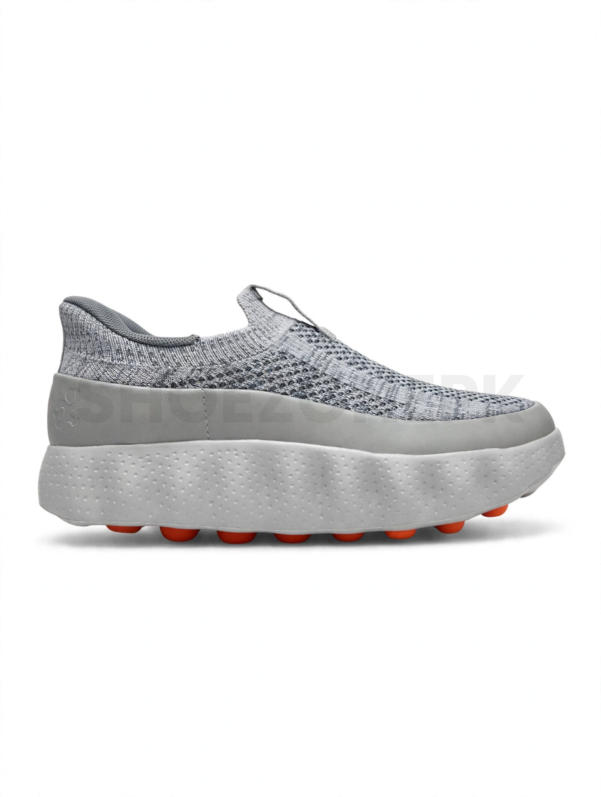 Looks Sock Knit Wavy Runner Light Grey