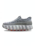 Looks Sock Knit Wavy Runner Light Grey
