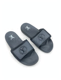 Black White LV Slide