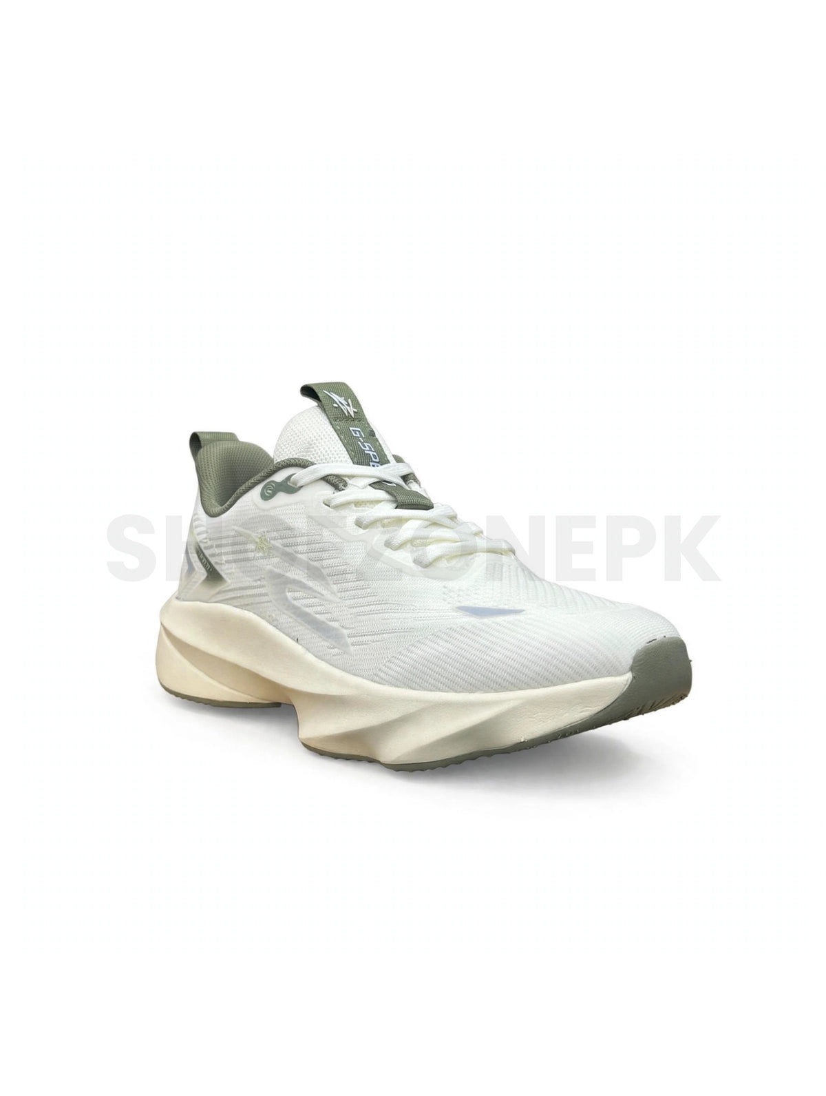 Speed Sports Lightweight Runner - Off White Sage Green