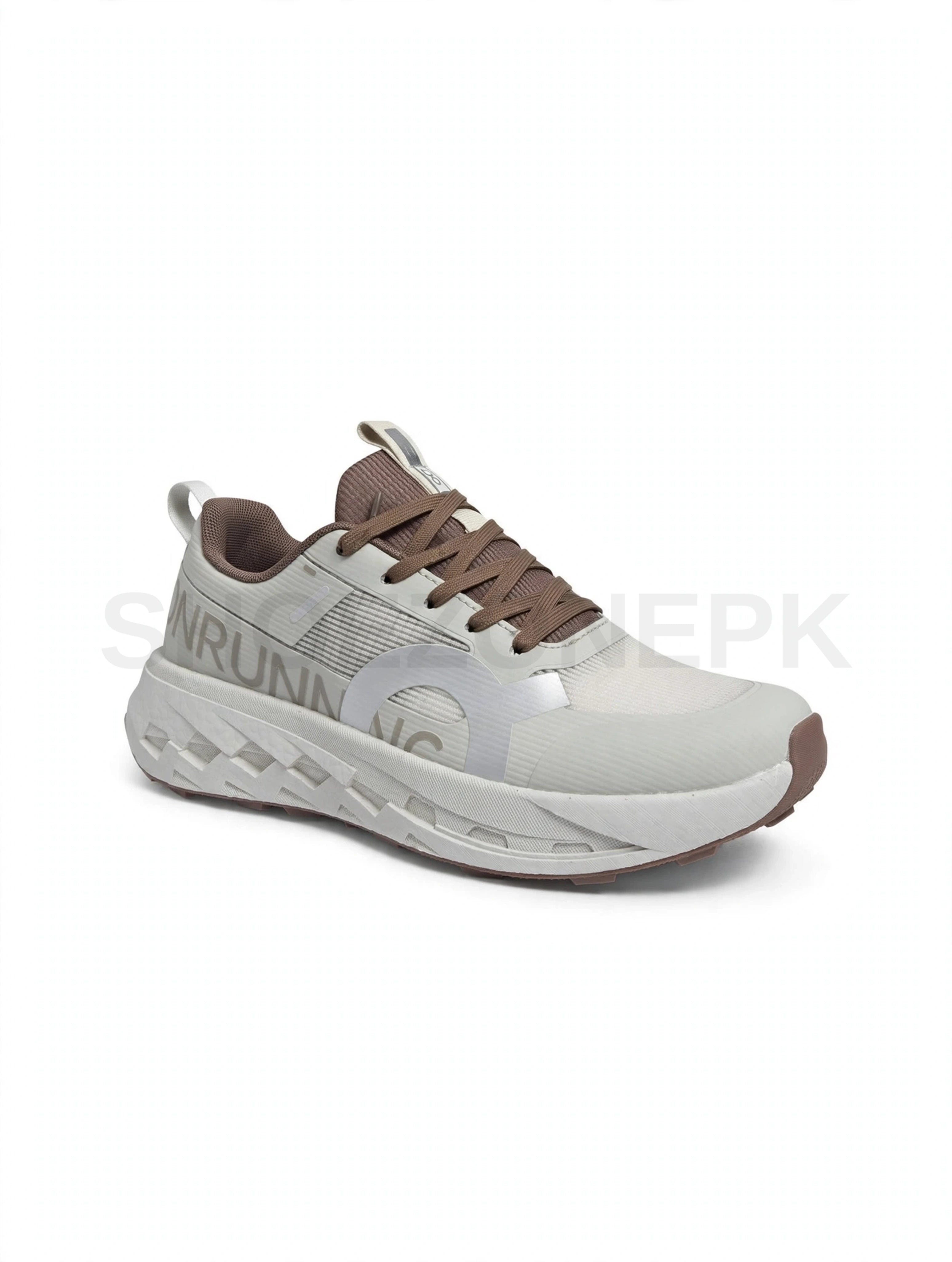 On Cloud Light Beige x Brown